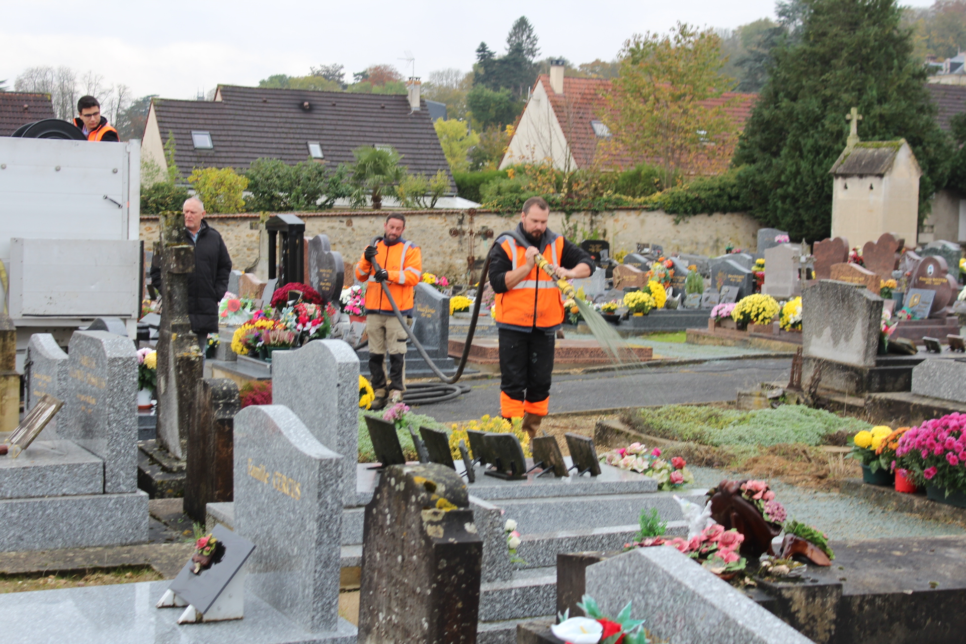 végétalisation du cimetière