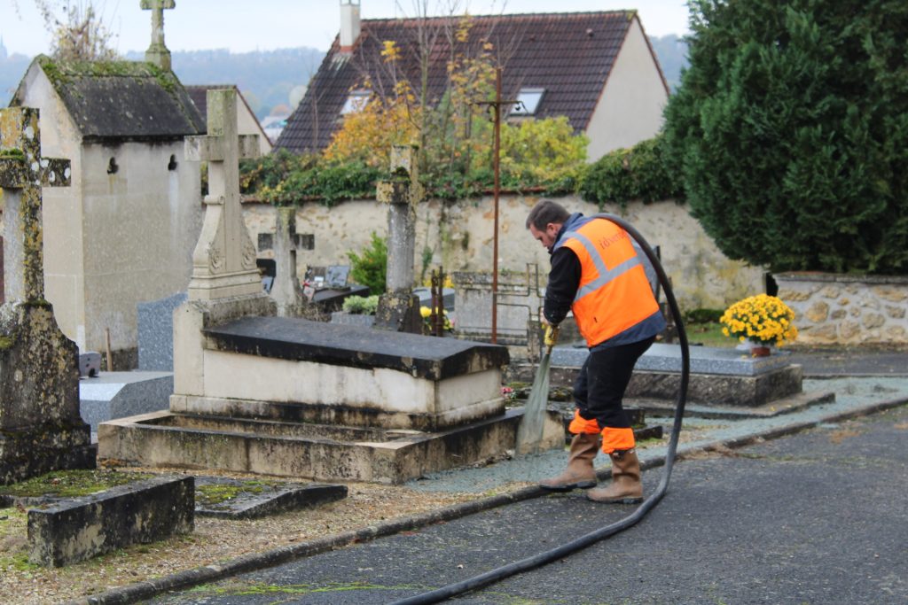 végétalisation du cimetière